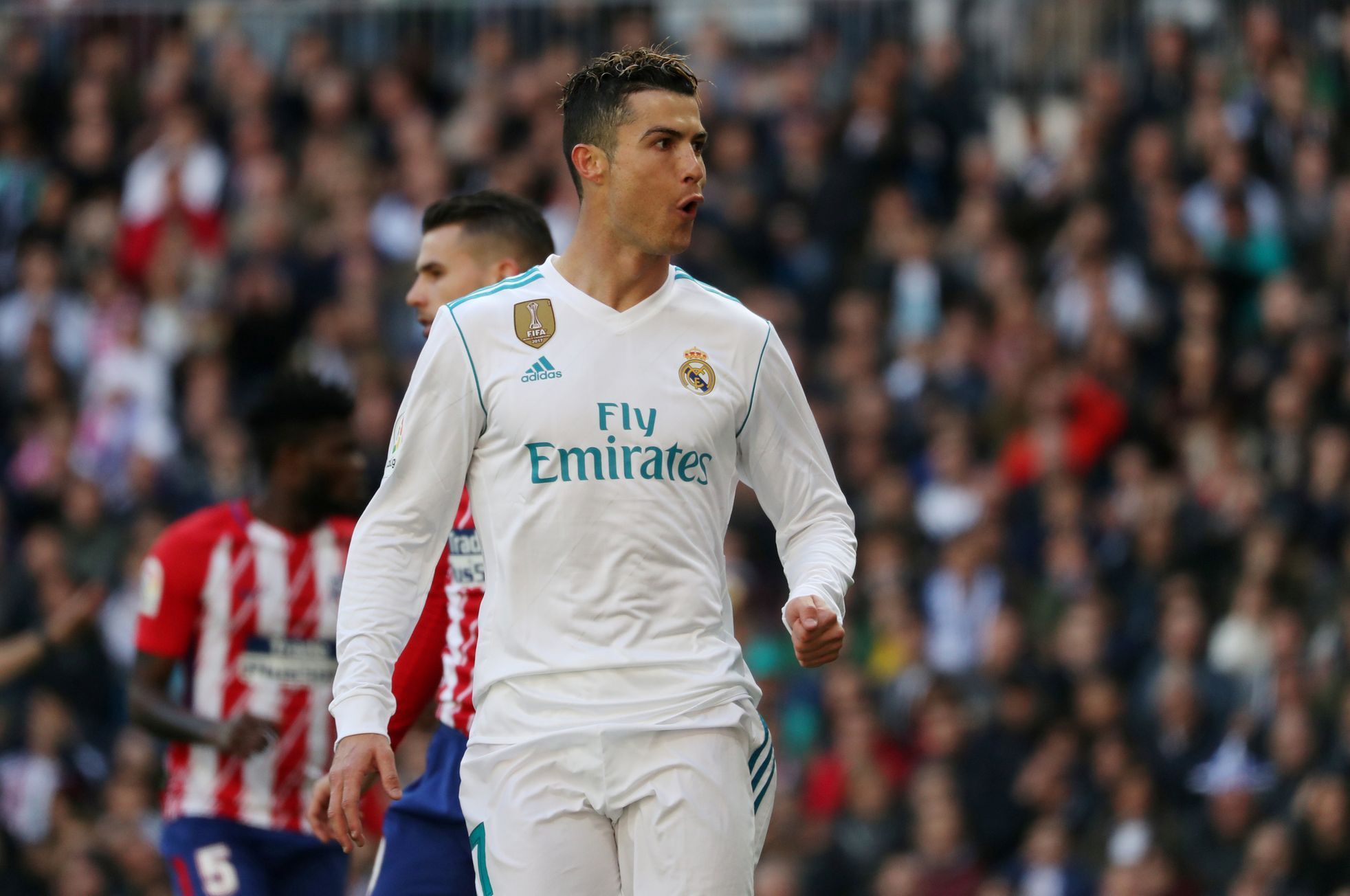 Cristiano Ronaldo v madridském derby