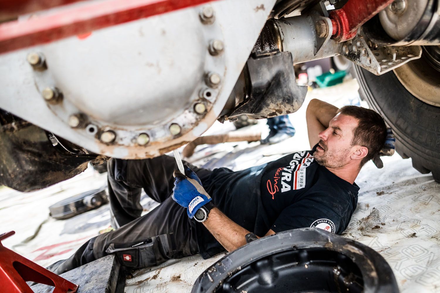 Mechanici Buggyry na Rallye Dakar 2018
