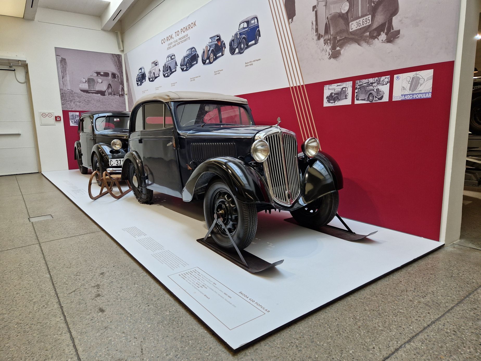 Škoda Muzeum výstava Popular a Rapid