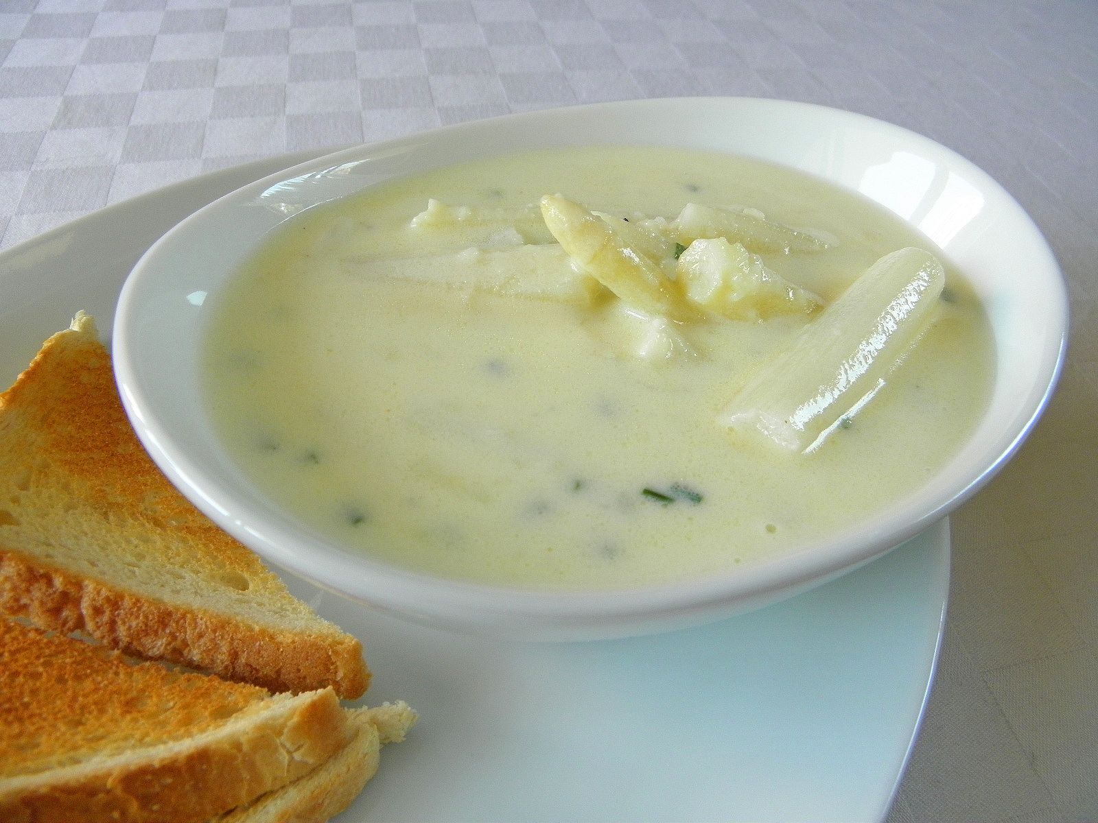 Vaření - Chřestová polévka
