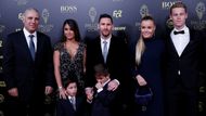 Zlatý míč 2019: Lionel Messi s rodinou