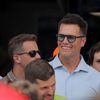 Tom Brady a pilot Mercedesu George Russell ve VC Miami formule 1 2022