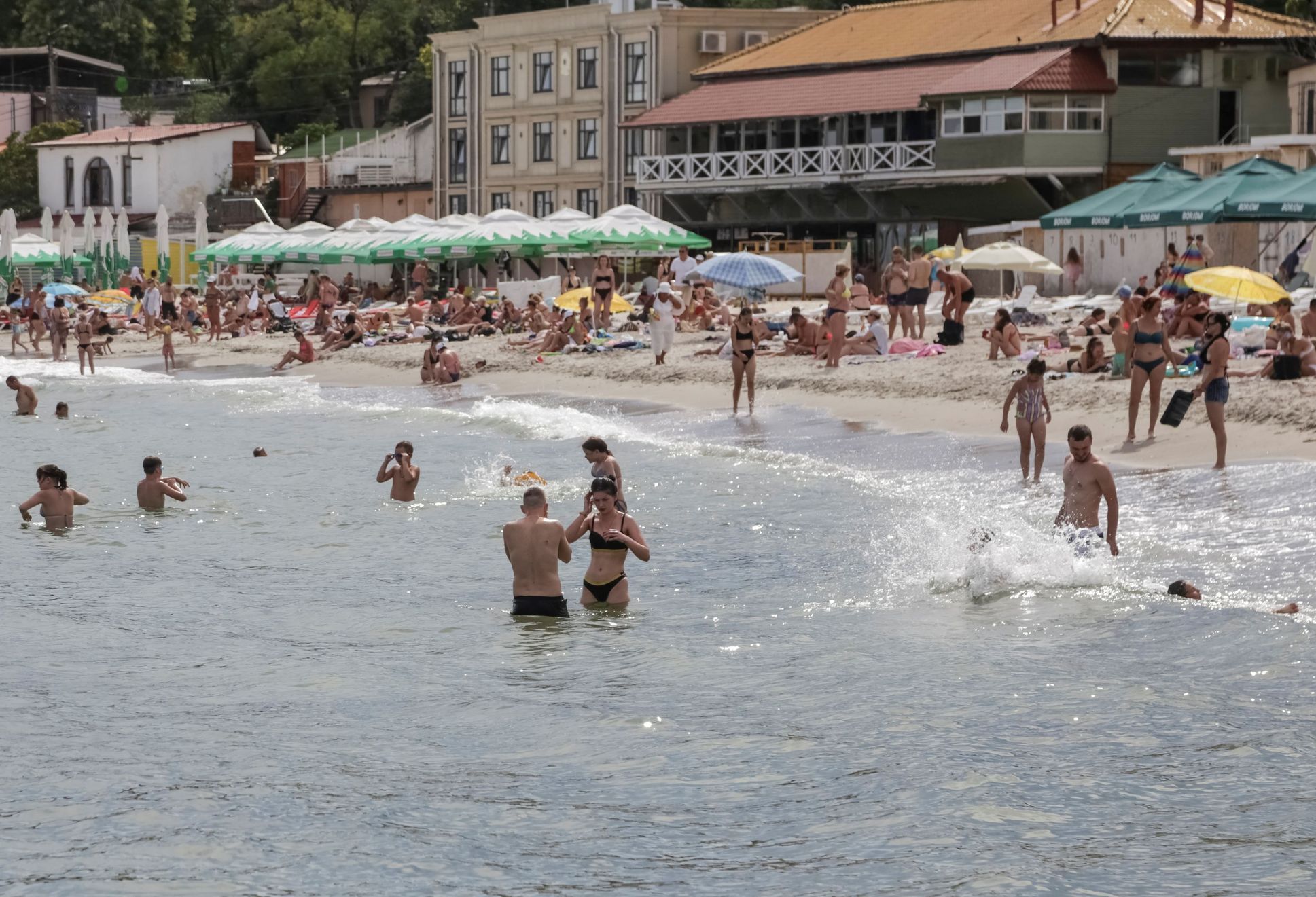 oděsa pláž černé moře ukrajina
