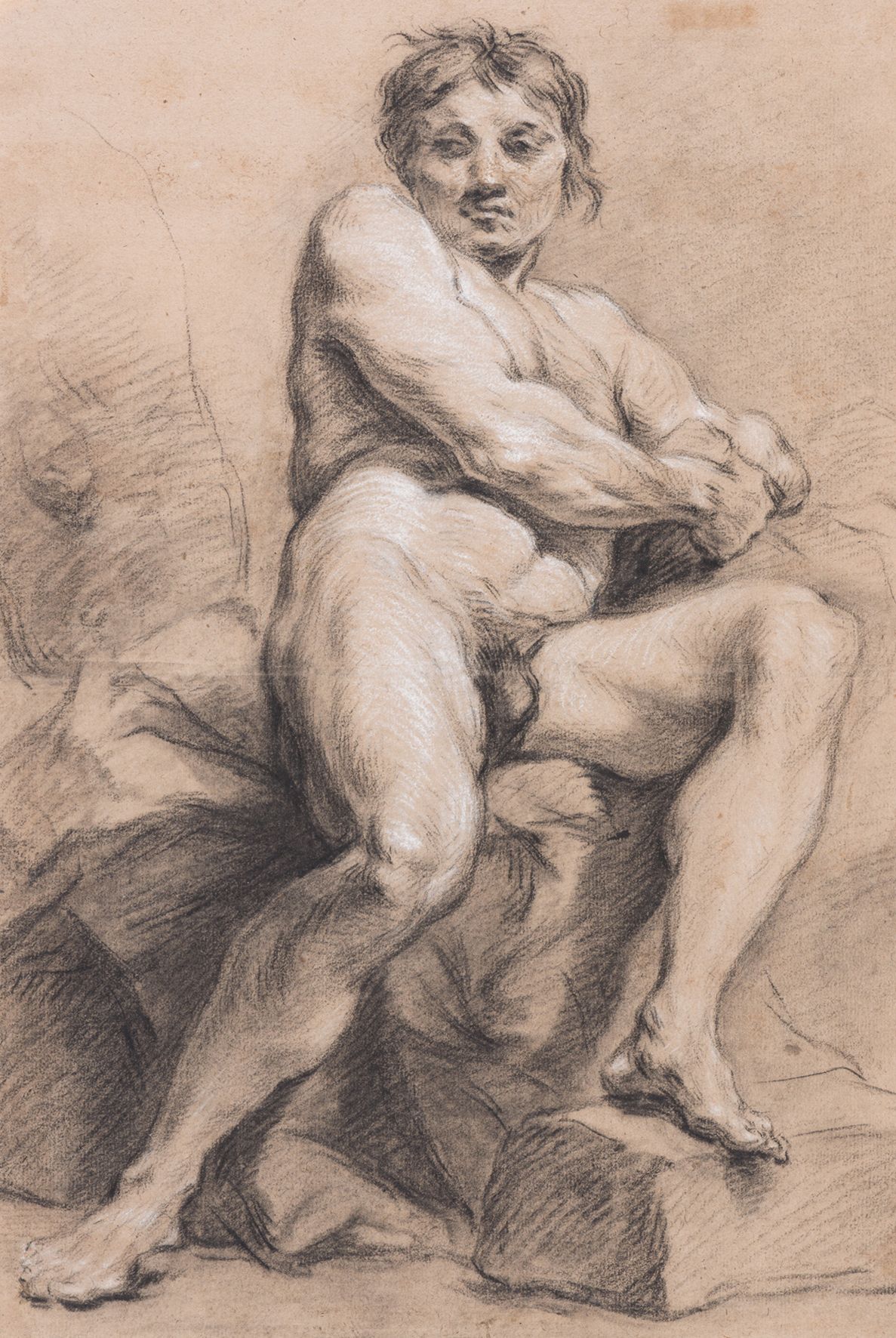 François Boucher (1703–1770) Mužský akt