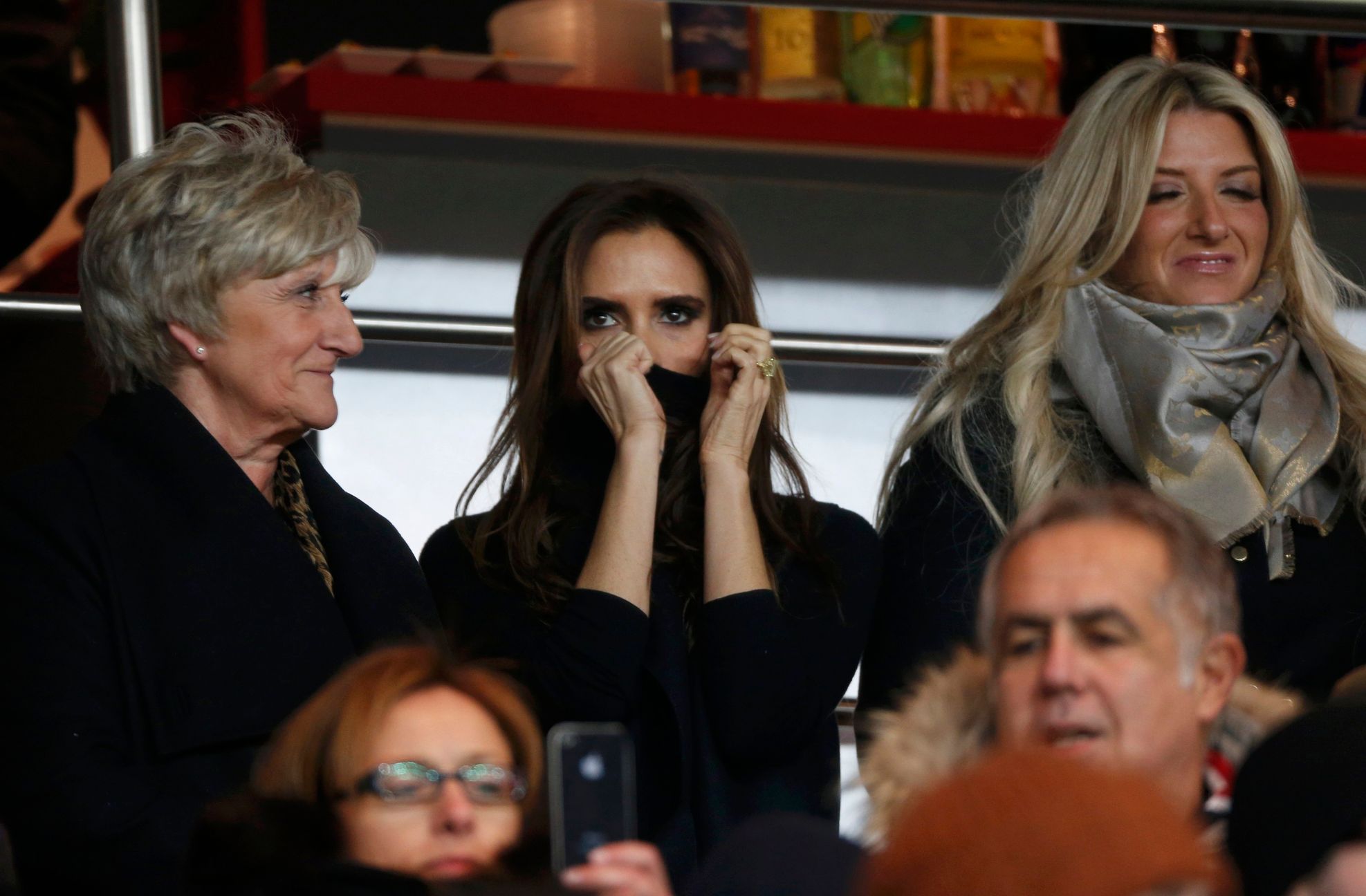 Victoria Beckhamová sleduje premiéru Davida Beckhama za Paris St. Germain