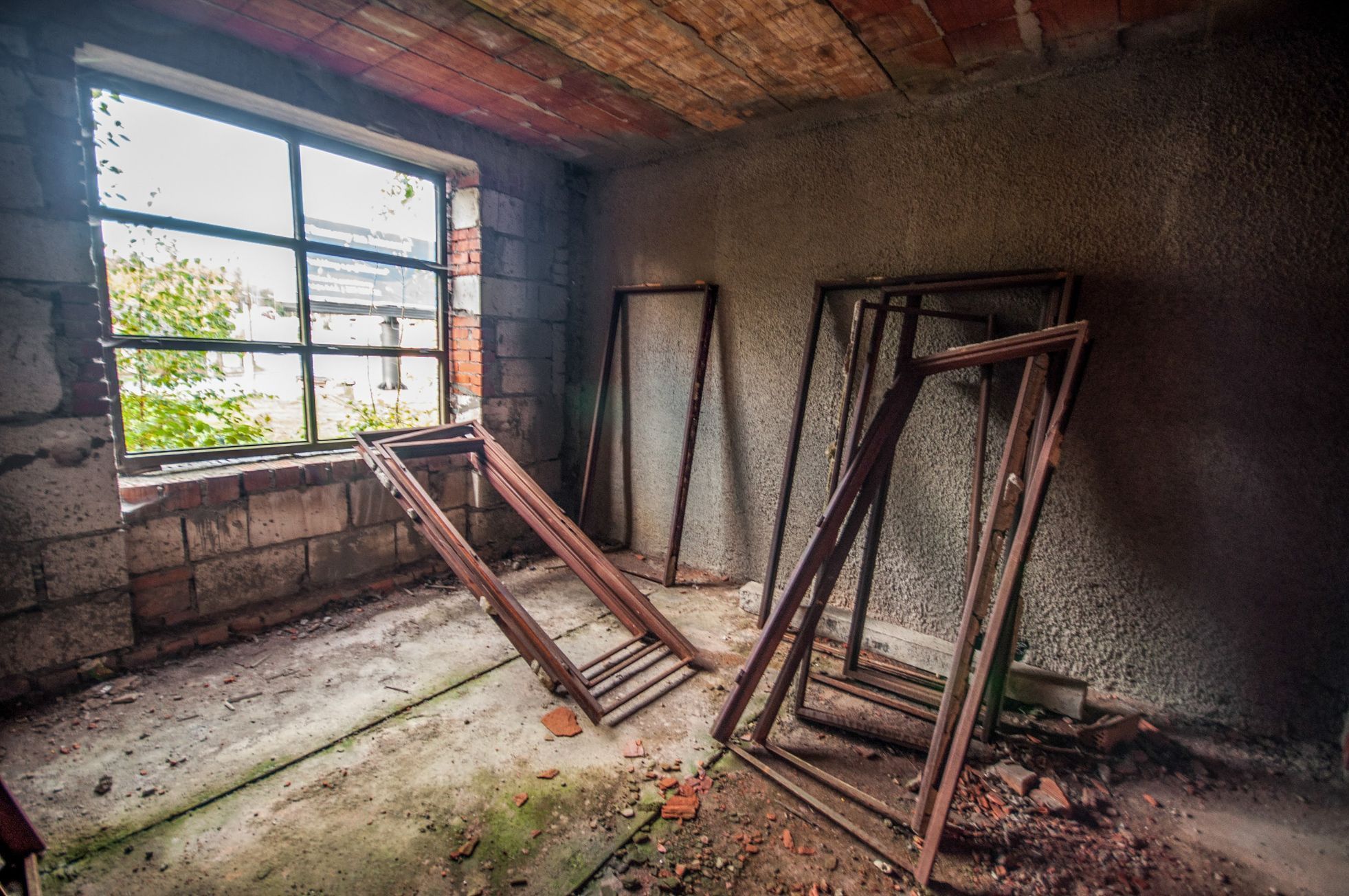 Miličín - nedokončená stavba