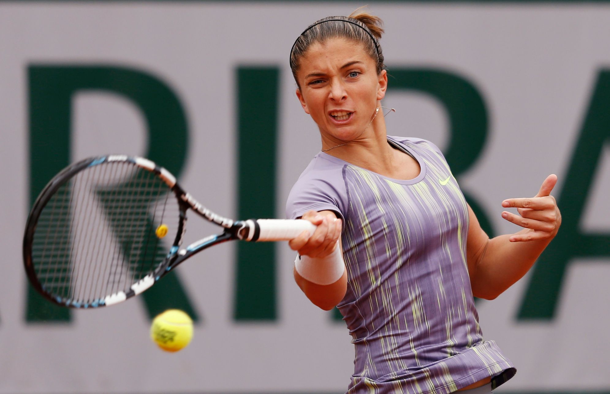 Tenistka Sara Erraniová na French Open 2013