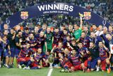 Fotbalisté Barcelony slavili páté vítězství v této prestižní trofeji,...