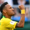 Neymar slaví gól v zápase Mexiko - Brazílie na MS 2018