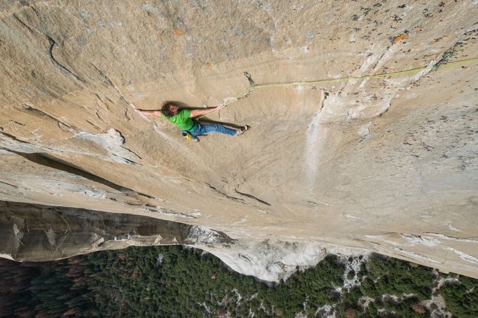 Adam Ondra na Dawn Wall