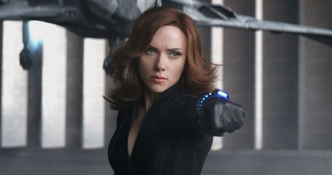 Scarlett Johanssonová jako Black Widow.