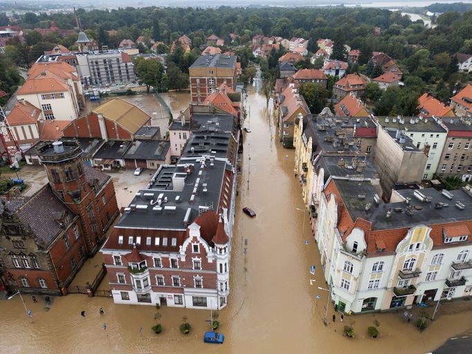 Povodně v Polsku.