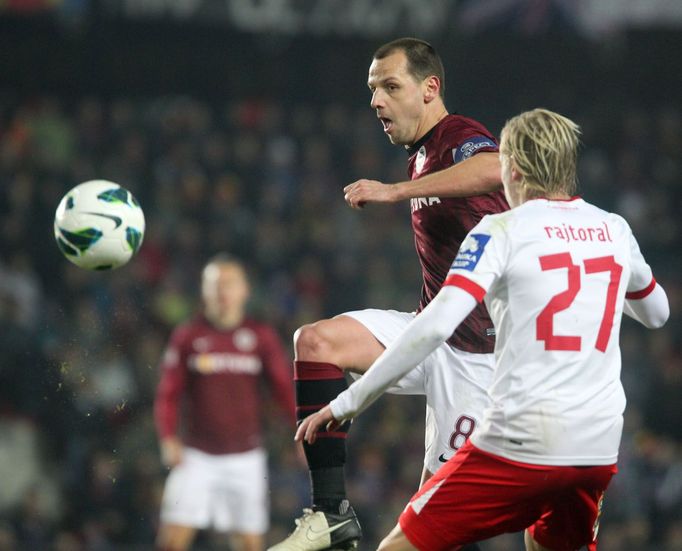 Fotbal, Sparta - Plzeň: Marek Matějovský - František Rajtoral