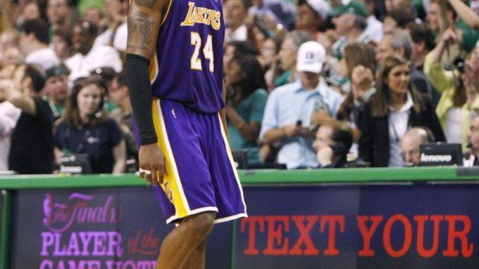 Hvězda Lakers Kobe Bryant.