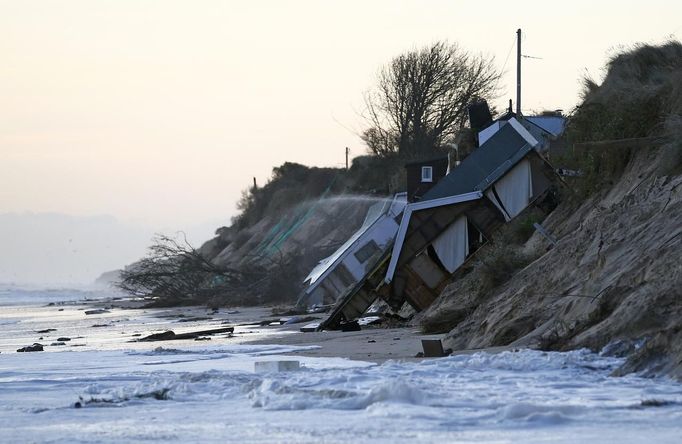 Hemsby, východní Anglie.