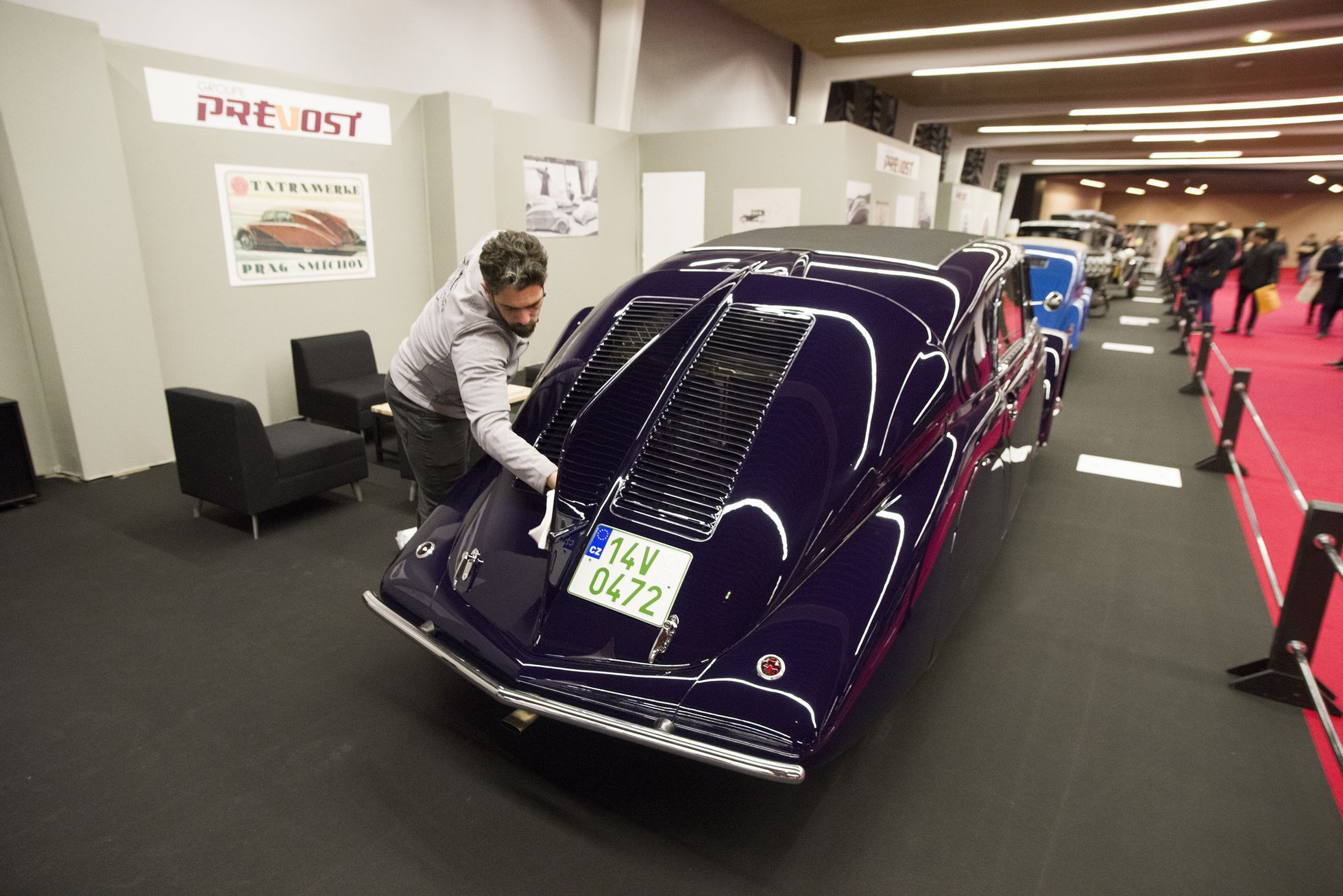 Výstava Tatry na Retromobile 2020