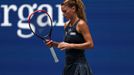 Tennis - U.S. Open - Flushing Meadows, New York, United States - August 29, 2023 Italy's Camila Giorgi during her first round match against Jessica Pegula of the U.S. REU