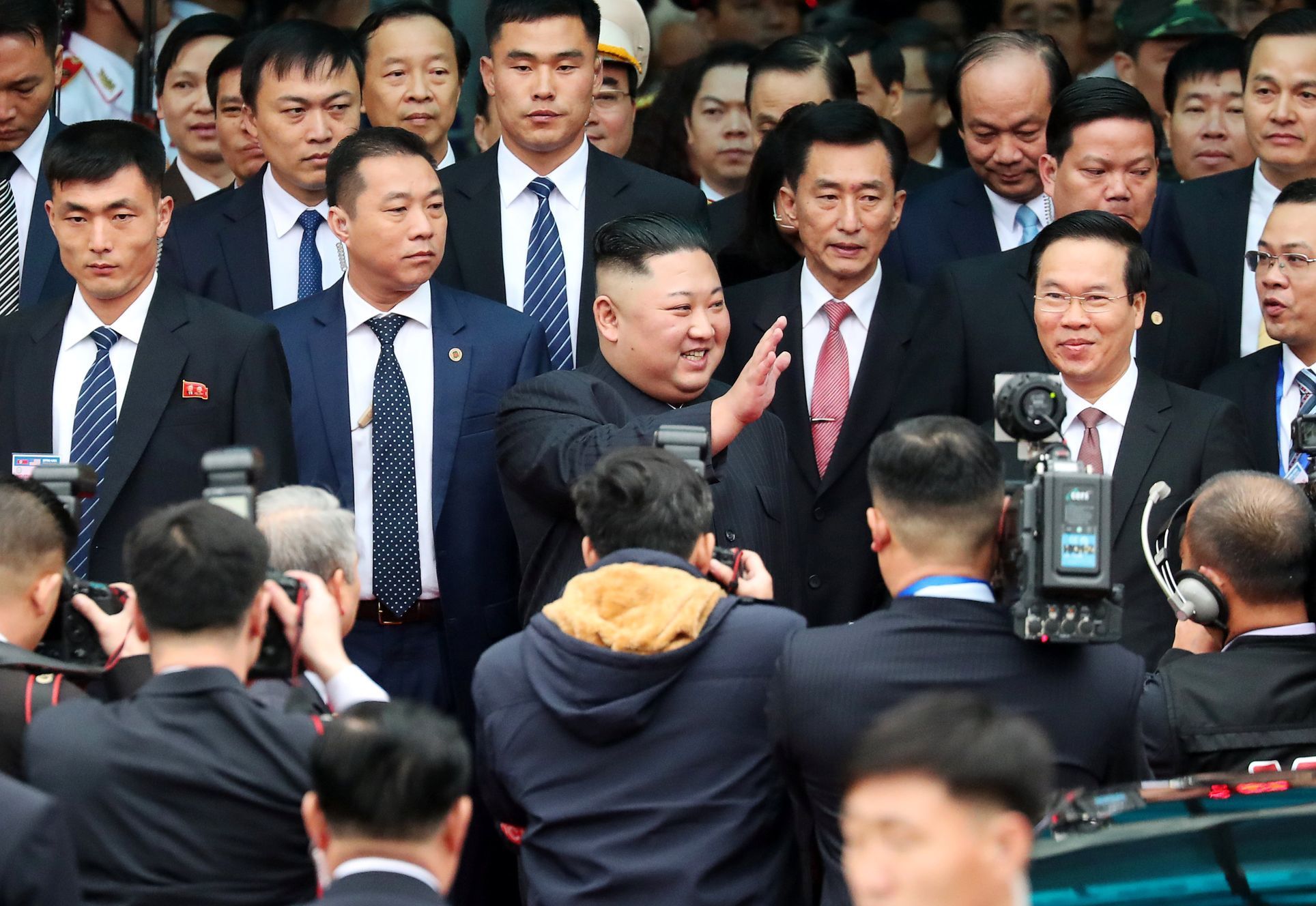 Kim Čong-un v Hanoji