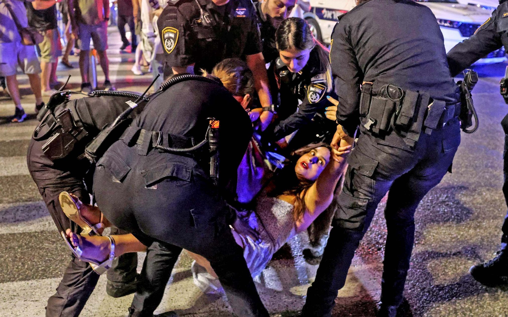 Izrael, Hamas, Gaza, rukojmí, protest, Palestina