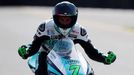 Dennis Foggia na Hondě při Grand Prix České republiky třídy Moto3 v Brně 2020