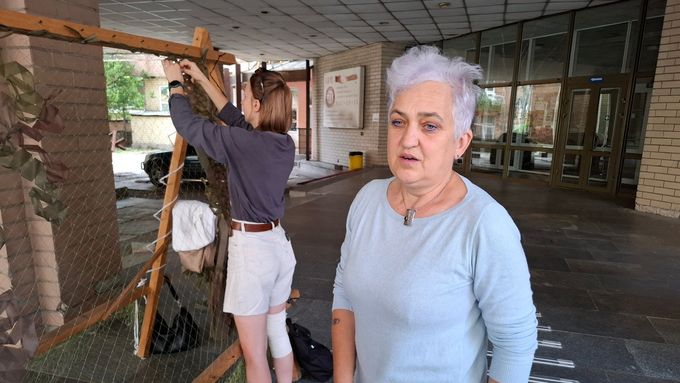 Paní Katerina žije v Kyjevě od začátku konfliktu.