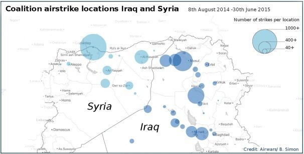 Nálety v Sýrii a Iráku