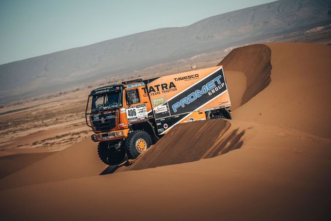 Tomáš Tomeček v Tatře 815 na Africa Eco Race 2020