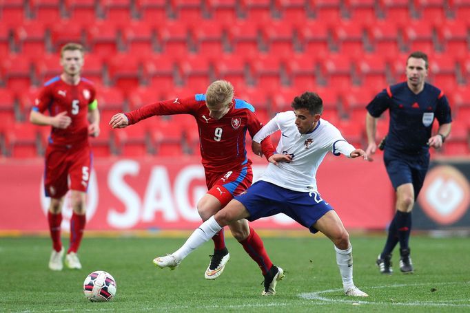 Přípravný duel fotbalistů do 21 let Česko vs. Portugalsko