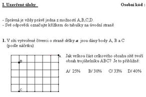 Přijímací zkoušky do 1. ročníku GJK - matematika