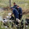 Trosky sestřeleného letu MH17