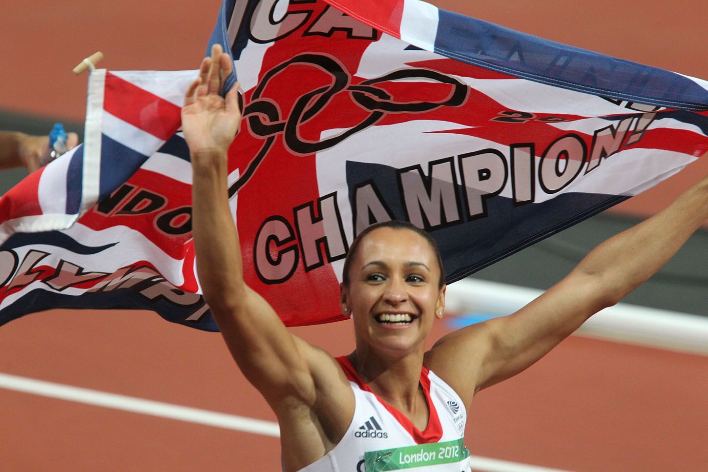 Jessica Ennisová po sedmiboji, atletika na olympijských hrách v Londýně 2012