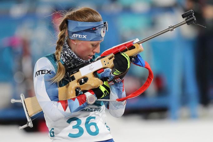 ZOH 2018, biatlon sprint Ž: Jessica Jislová