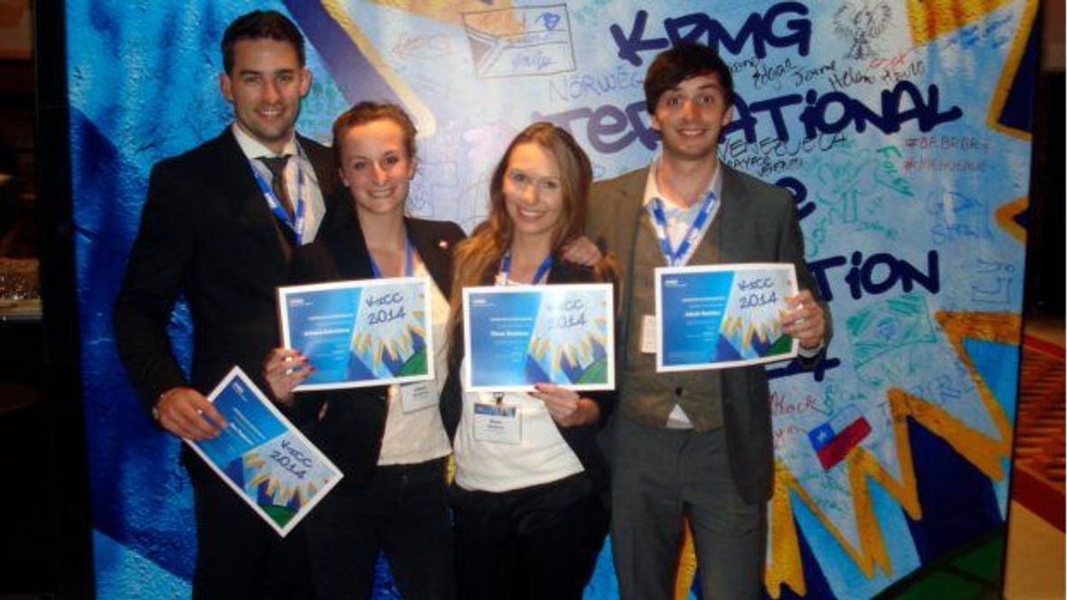 Studenti VŠE skončili v KPMG International Case Competition těsně pod stupni vítězů