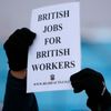 Britové protestují proti migrantům