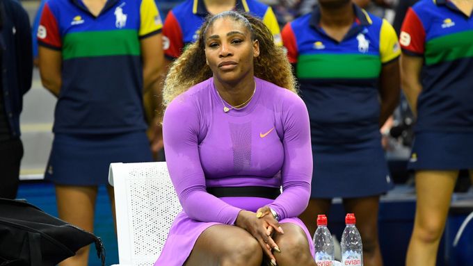 Zklamaná Serena Williamsová