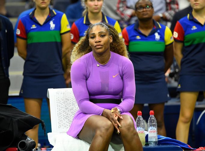 Serena Williamsová ve finále US Open 2019