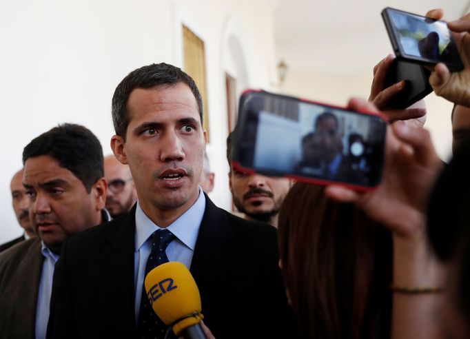 Lídr venezuelské opozice Juan Guaidó.