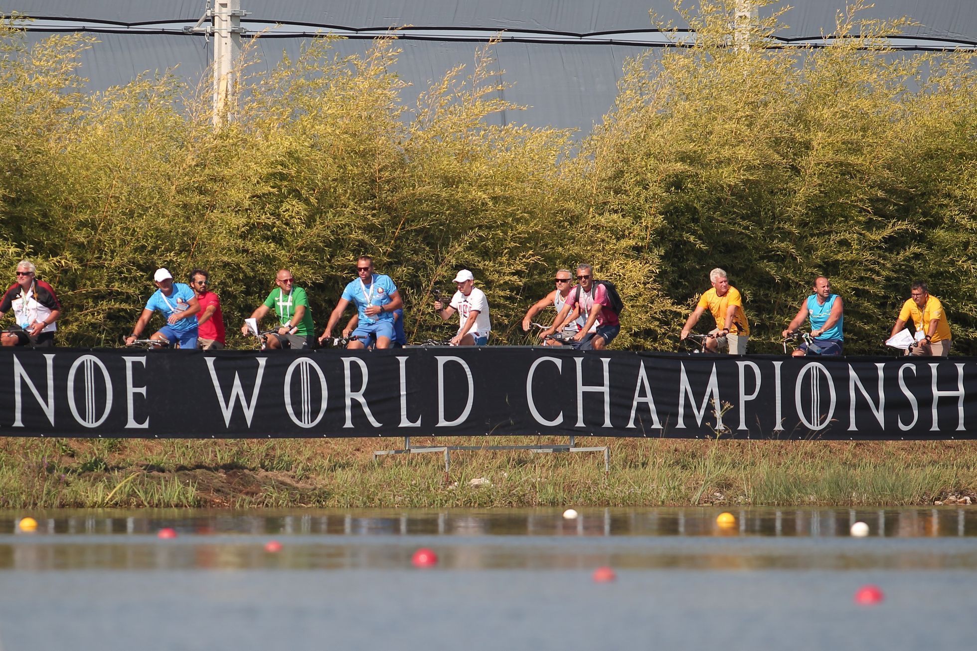 Mistrovství světa kanoistů, závod na 500m: trenéři