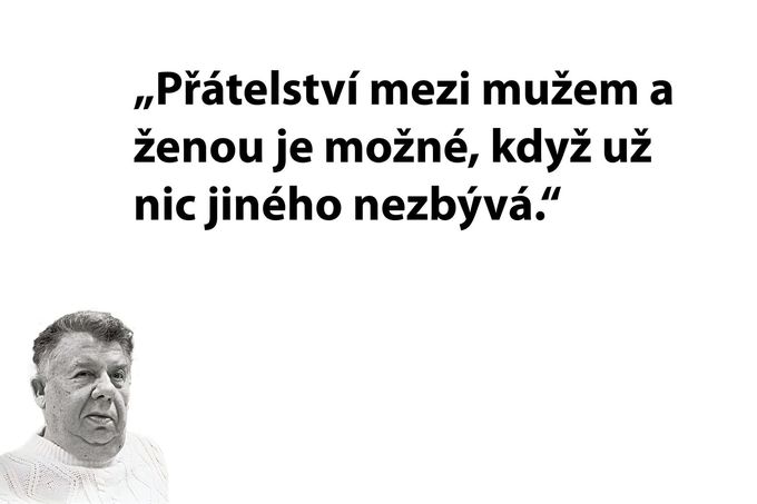 Citát spisovatele a humoristy Miloslava Švandrlíka.