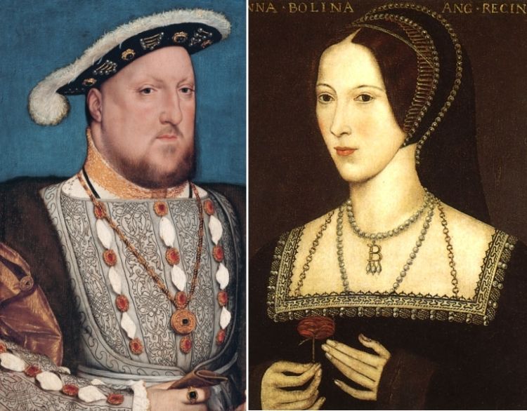 Jindřich VIII. a Anna Boleynová