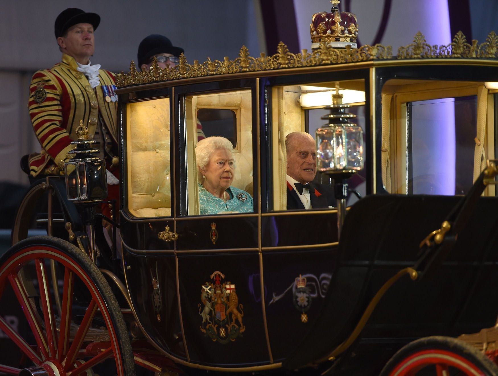 Královna Alžběta II. a princ Philip
