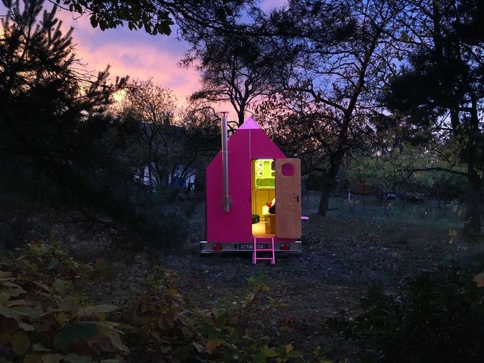 Magenta Tiny House