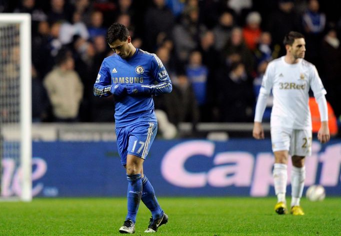 League Cup, Swansea - Chelsea: Eden Hazard