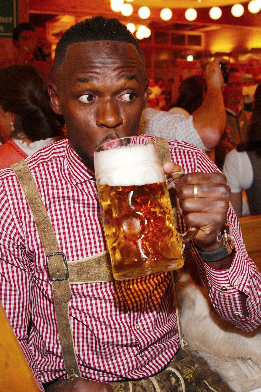 Fotogalerie / Legenda světového sprintu Usain Bolt slaví půlkulatiny