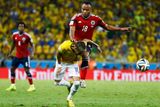 Stalo se to v 87. minutě, kdy do Neymara naskočil kolumbijský obránce Juan Camilo Zúňiga a kolenem ho trefil do zad.