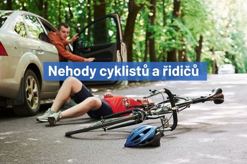 Nehody cyklistů: Nejčastěji sami nezvládnou řízení. Známe místa, kde se často bourá