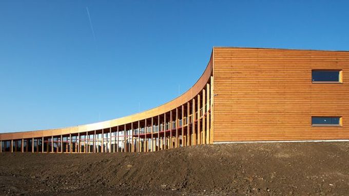 The building of the Society for Environmental Education Sluňákov