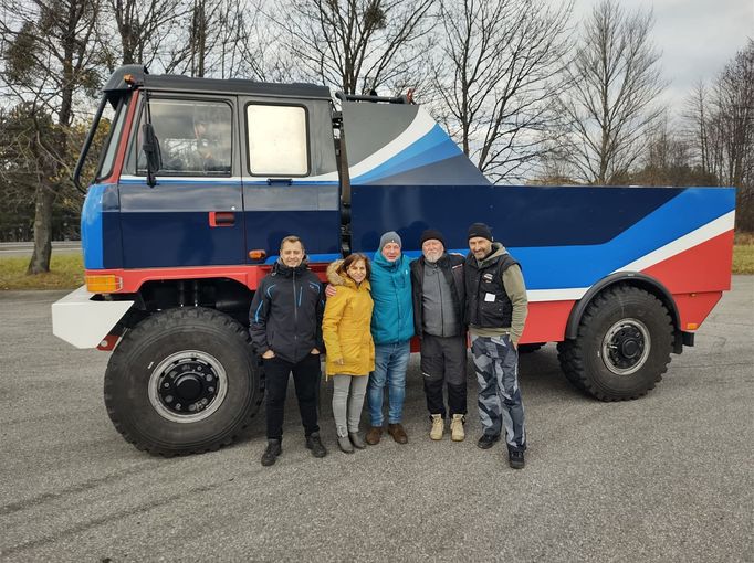 Tatra 815 Puma pilota Radovana Kazarky pro Dakar Classic 2022