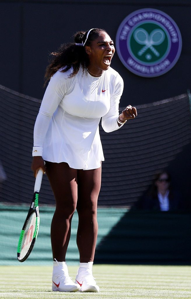 Wimbledon 2018, první den (Serena Williamsová)