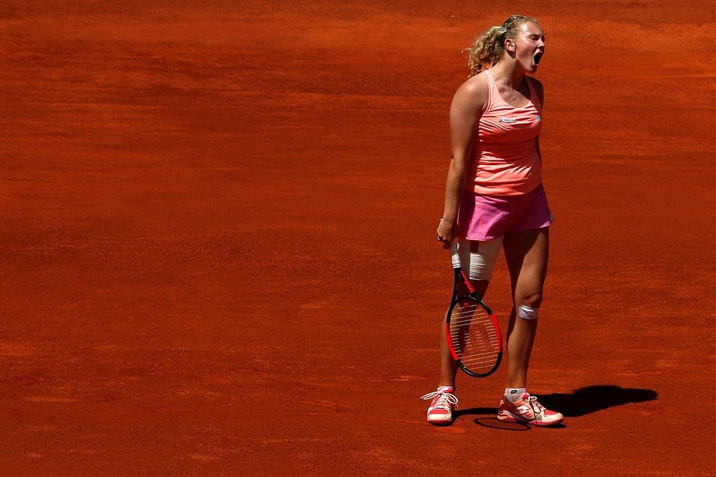 Kateřina Siniaková na turnaji v Madridu